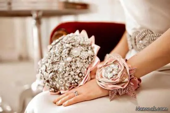 دسته گل شیک عروس